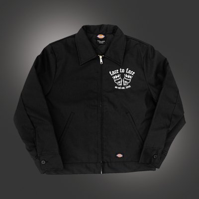 Skull Crown Lined Work Jacket (Black)