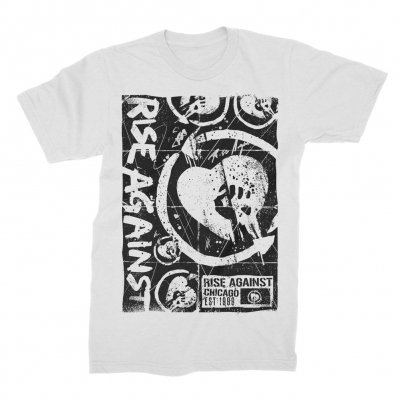 rise-against - Collage Tee (White)