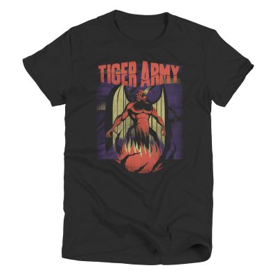 tiger-army - Tiger Army October Flame Women's Event T-Shirt (Bl