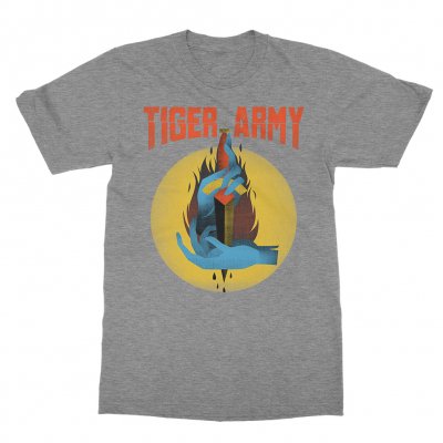 tiger-army - Dagger Sacrifice Tee (Heather Gray)