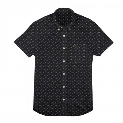 social-distortion - Icons Button Down T-Shirt (Black)