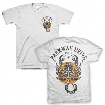 parkway-drive - Scorpio Tee (White)