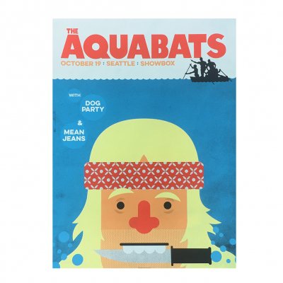 the-aquabats - Jaws Tour Poster Seattle 10/19
