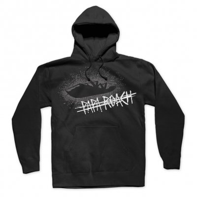 Spray Pullover Hoodie (Black)