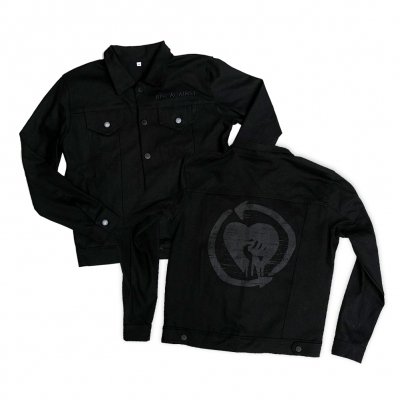 rise-against - 2017 HeartFist Denim Jacket (Black)