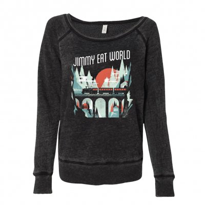 jimmy-eat-world - Train Women's Sweatshirt (Charcoal Black)