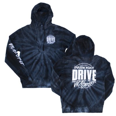 IMAGE | Vice Splatter Pullover Hoodie (Black Tie-Dye)