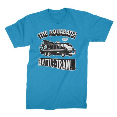 the-aquabats - Battle-Tram Tee (Sapphire)