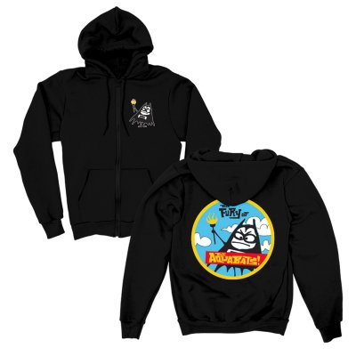the-aquabats - Fury Bat Zip-Up Hoodie (Black)