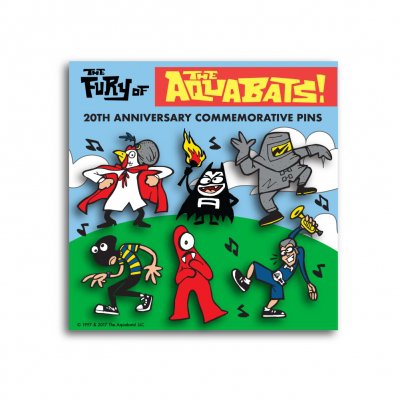 the-aquabats - The Fury Of The Aquabats Enamel 6-Pin Set