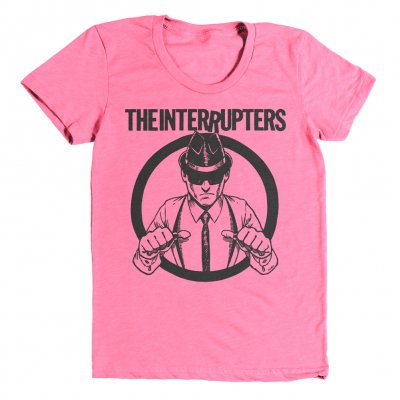 the-interrupters - Suspenders T-Shirt Women's (Pink)