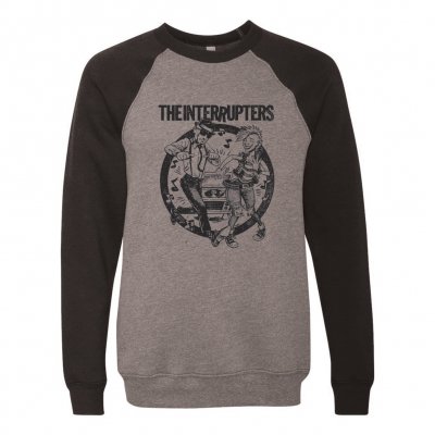 IMAGE | Dancing Couple Crew Neck (Heather Grey/Black)