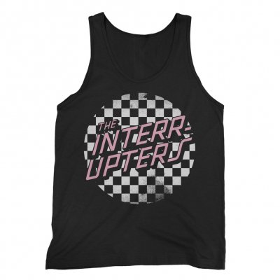 the-interrupters - Checkered Tank Top (Black)