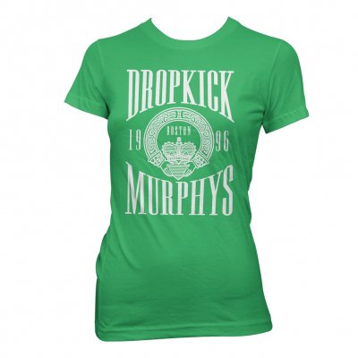dropkick-murphys - 2017 Claddagh Womens Tee (Green)