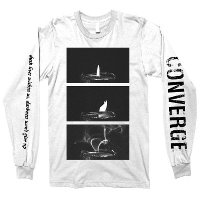 The Dusk In Us Candle Longsleeve Tee (White)