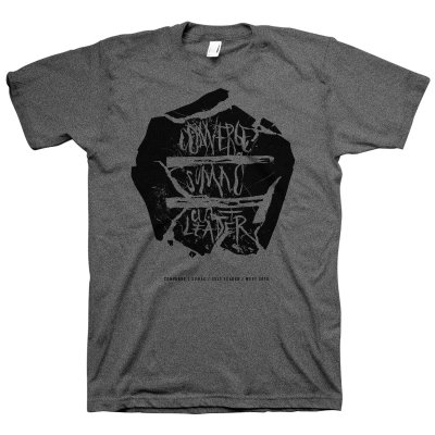 Three Band Flyer Tee (Heather Charcoal)