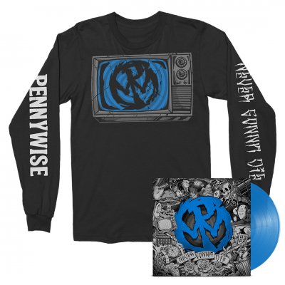 epitaph-records - Never Gonna Die LP (Blue) + Long Sleeve Bundle