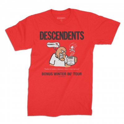 descendents - Bonus Cup '86 Tour Tee (Red)