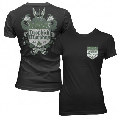 dropkick-murphys - Coat Of Arms Womens Tee (Black)