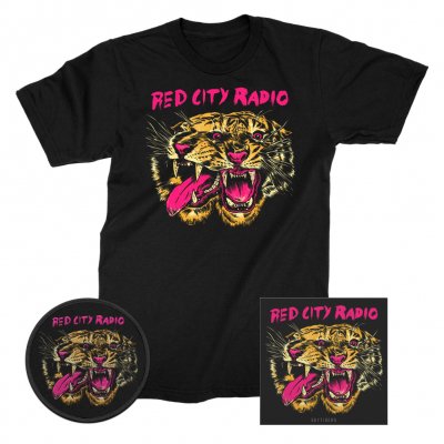 red-city-radio - SkyTigers CDEP + Tee + Patch Bundle