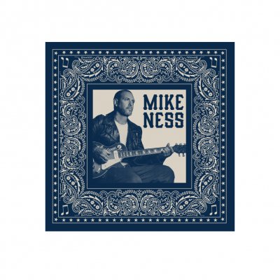 mike-ness - Guitar Bandana (Navy)