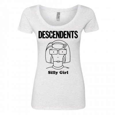descendents - Silly Girl Women's Scoop Neck Tee (White)