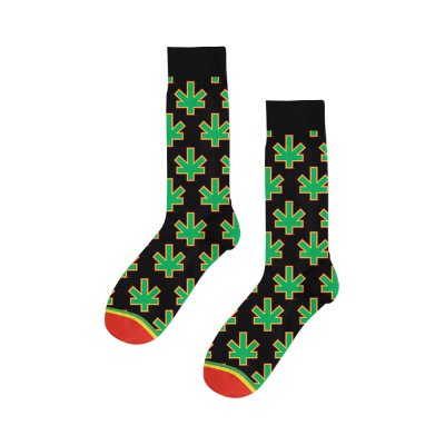 ziggy-marley - Leaf Pattern Socks