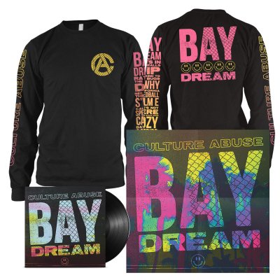 Culture Abuse - Bay Dream LP (Black) + Bay Dream Long Sleeve (Black) Bundle