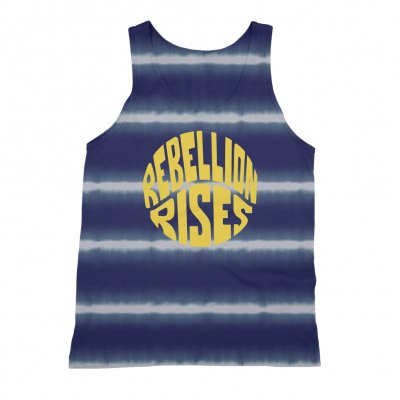 ziggy-marley - Rebellion Rises Blue/White Tank (Unisex)