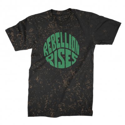 Rebellion Rises Speckled T-Shirt (Black)