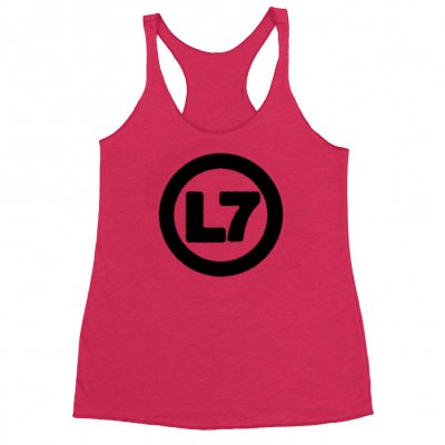 l7 - Spray Logo Womens Tank (Red)