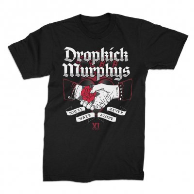dropkick-murphys - Walk Alone Handshake Tee (Black)