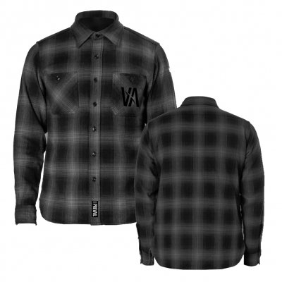 i-prevail - Embroidered VA Logo Flannel (Black/Grey)