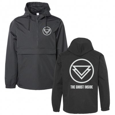 Triangle Logo Windbreaker (Black)