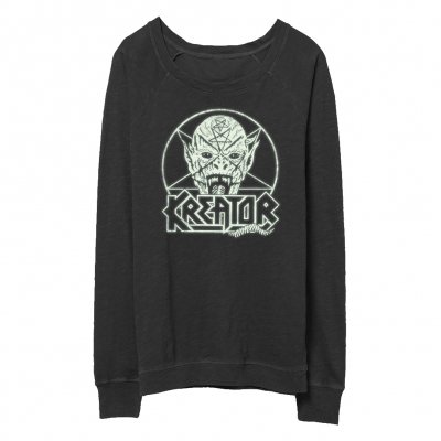 Pentagram Demon - Women's Crew Neck (Glow In The D