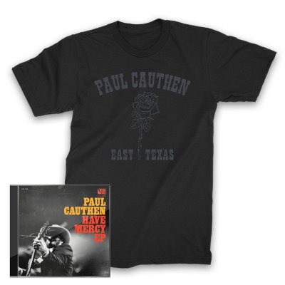 paul-cauthen - Have Mercy EP CD + East Texas Rose T-Shirt (Black)