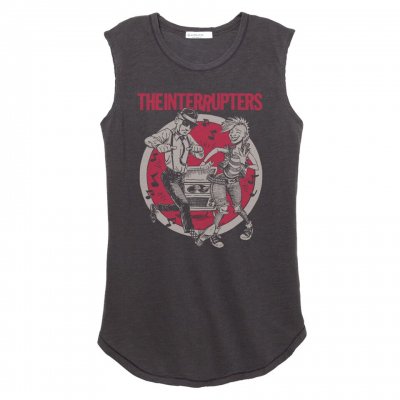 the-interrupters - Dancing Couple Womens Muscle Tank (Heather Black)