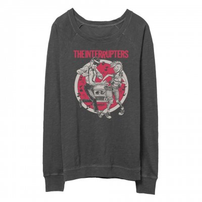 the-interrupters - Dancing Couple Womens Slouch Crew Neck (Heather Bl