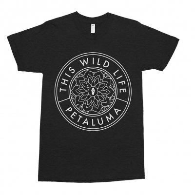 This Wild Life - Flower Seal Tee (Black)