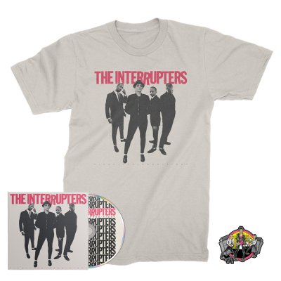 IMAGE | Fight The Good Fight CD + Cover T-Shirt (Natural) + Road To Ruin Enamel Pin Bundle