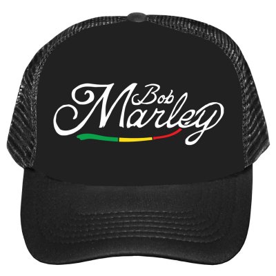 Bob Marley - Script Trucker Hat