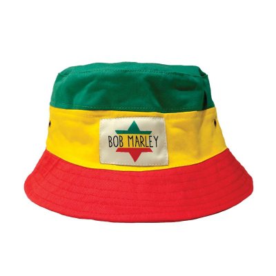 Bob Marley - Color Block Bucket Hat