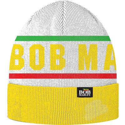 Bob Marley - White Beanie (White)