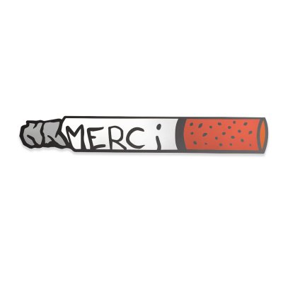 Save Face - Cigarette Enamel Pin