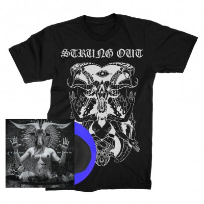 Black Out The Sky LP (Blue/Black) + Baphomet Tee (Black) Bundle