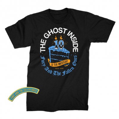 The Ghost Inside - 10 Year Cake Tee (Black)