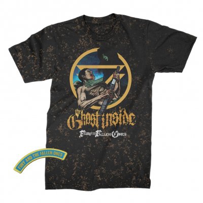 The Ghost Inside - The Fury and the Fallen Ones Album Tee (Bleach Splatter)