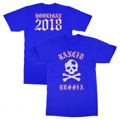 rancid - Russia World Cup Tee (Neon Blue)
