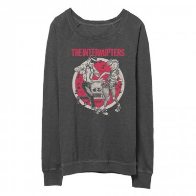 the-interrupters - Dancing Couple Womens Slouch Crew Neck (Heather Bl