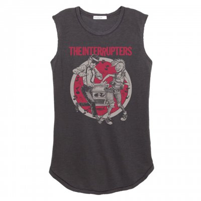 the-interrupters - Dancing Couple Womens Muscle Tank (Heather Black)